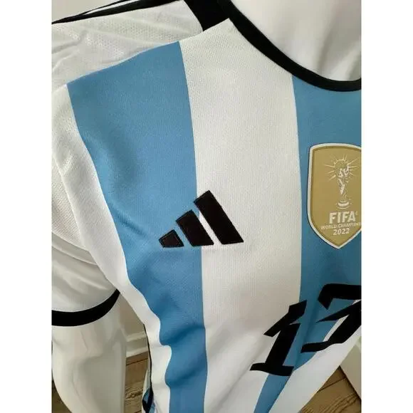 2022 Adidas World Cup 3 STAR Argentina C.Romero S Authentic